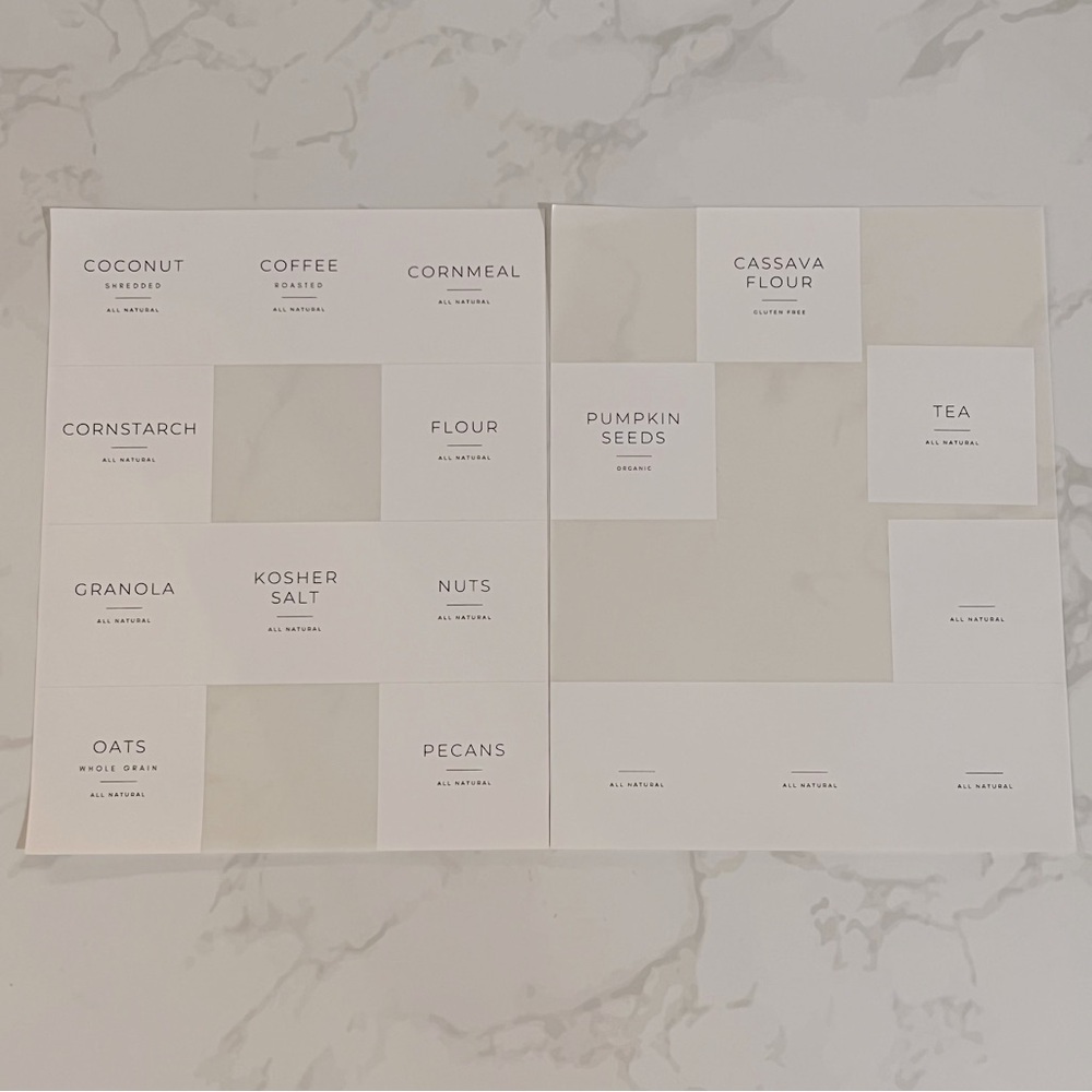 39 Pantry Labels - Picture 4 of 6